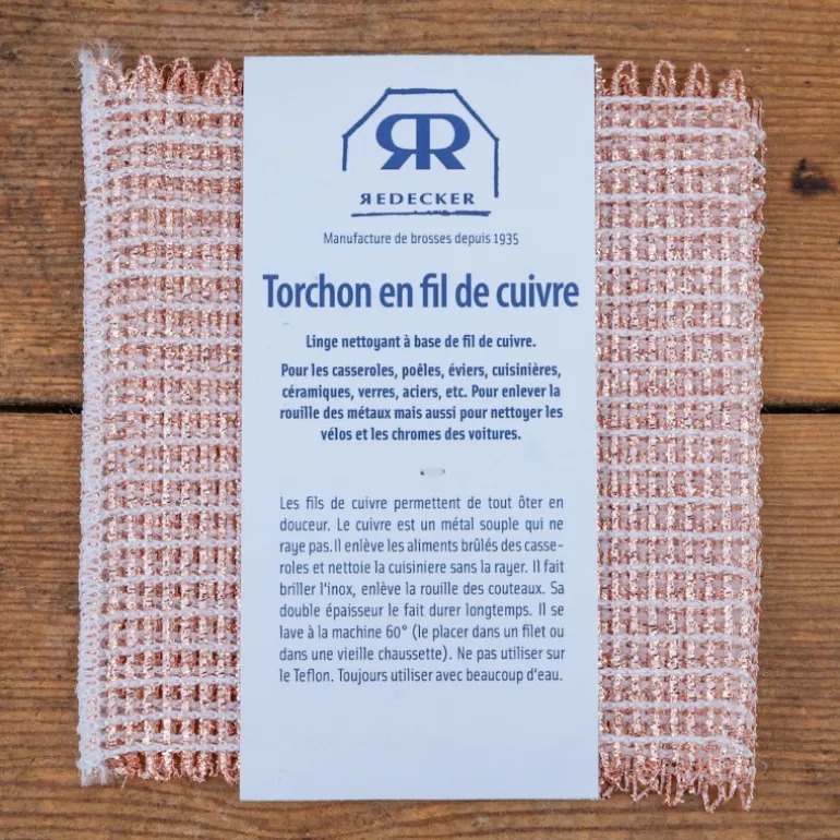 Chiffon en fils de cuivre