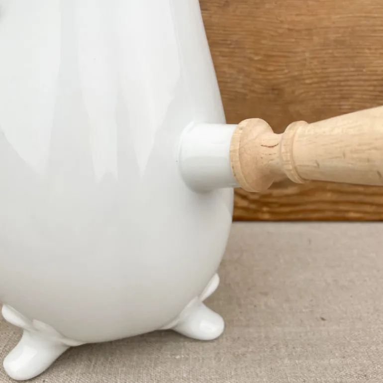 Chocolatière en porcelaine
