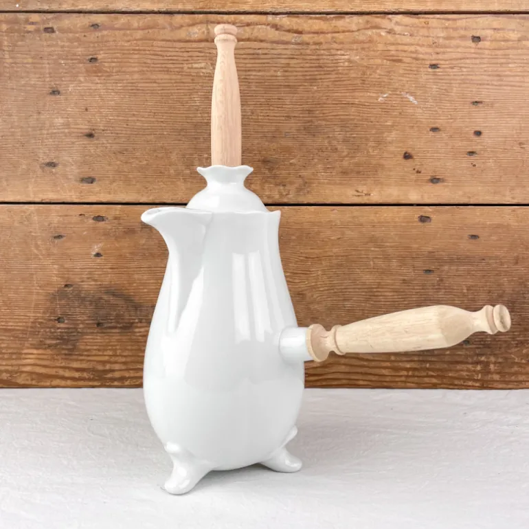 Chocolatière en porcelaine