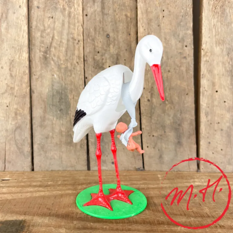 Cigogne qui hoche la tête