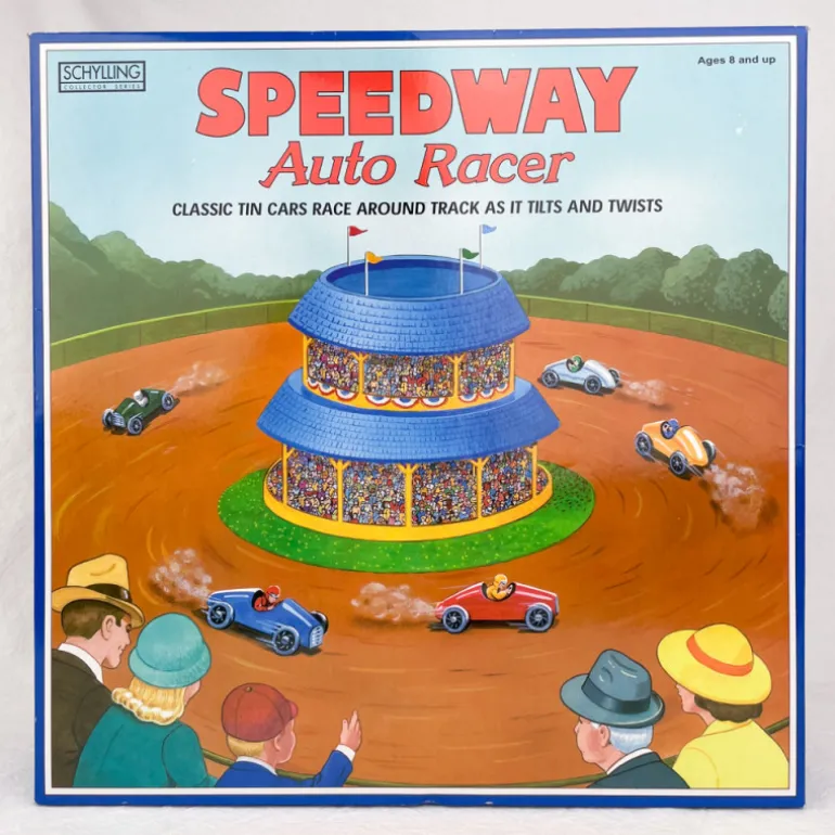 Circuit de course de voitures mécaniques