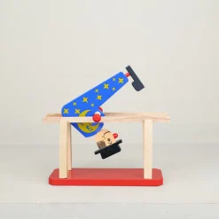 Clown barres parallèles en bois