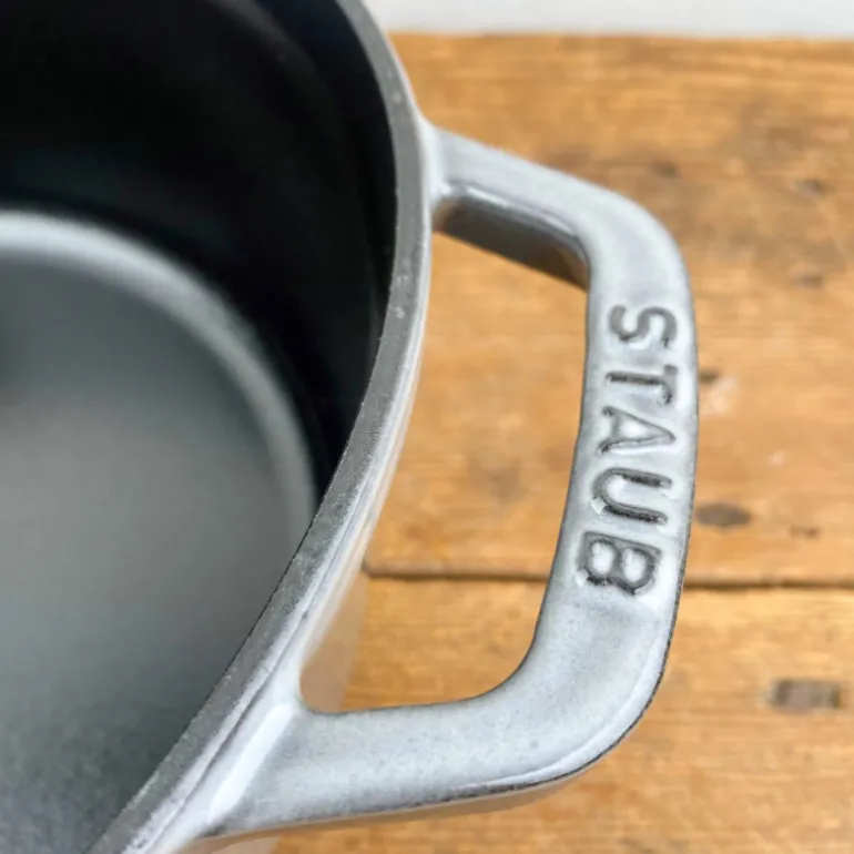 Cocotte en fonte ronde gris graphite