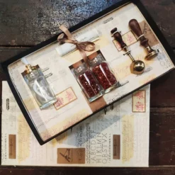 Coffret cadeau cires et sceau