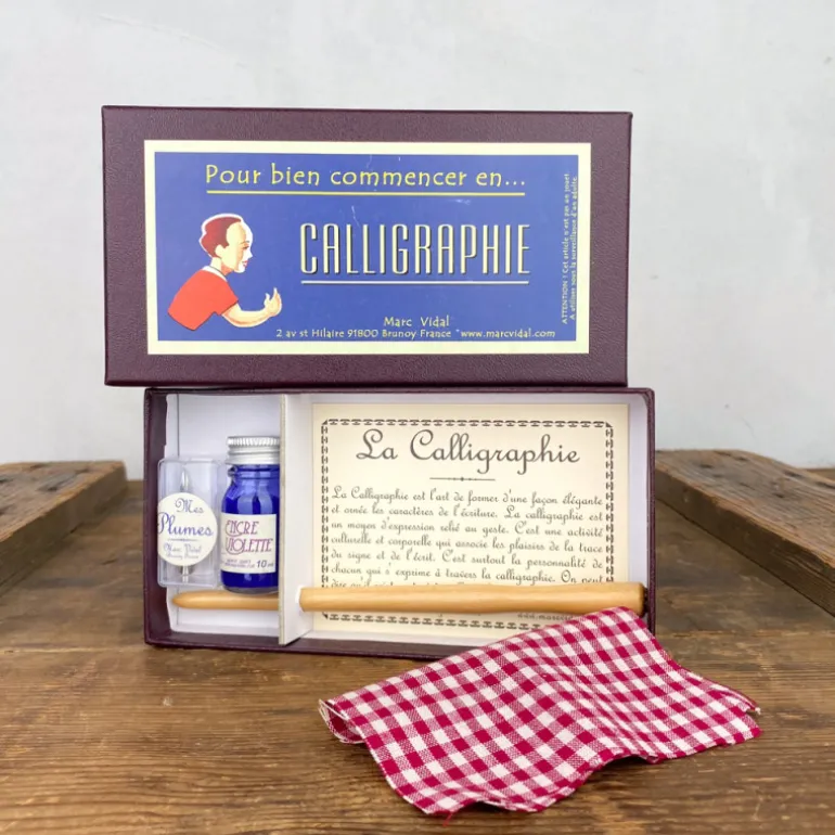 Coffret calligraphie d'écolier