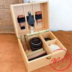 Coffret cirage en hêtre Saphir Médaille d'or