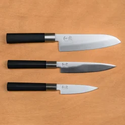 Coffret 3 couteaux japonais KAI
