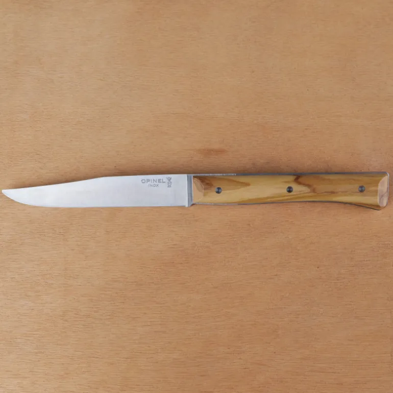 Coffret de 4 Couteaux de table Opinel Facette en olivier