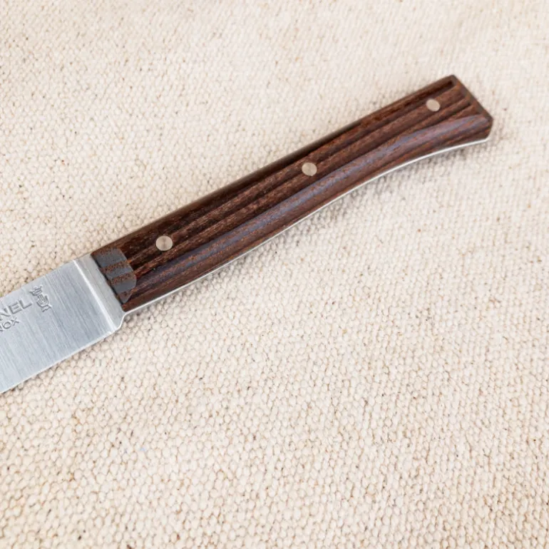 Coffret de 4 couteaux de table Opinel facette en Frêne Sombre