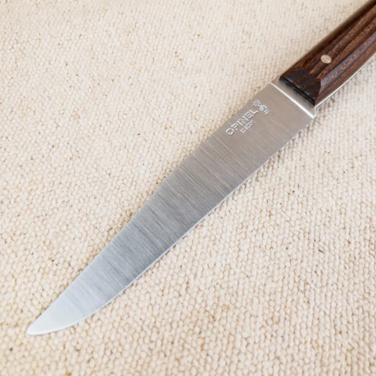 Coffret de 4 couteaux de table Opinel facette en Frêne Sombre