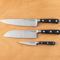 Coffret de 3 couteaux forgés
