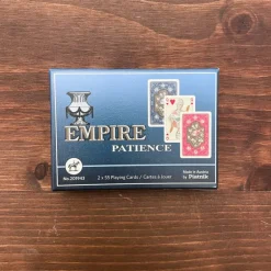 Coffret de deux jeux de cartes Patience Empire