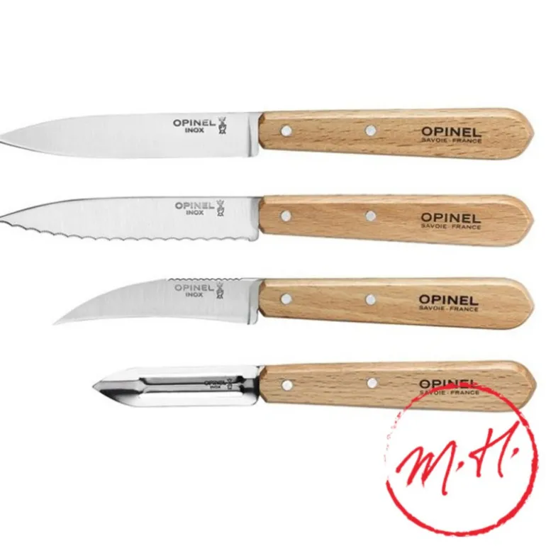 Coffret "Essentiels" d'Opinel en hêtre