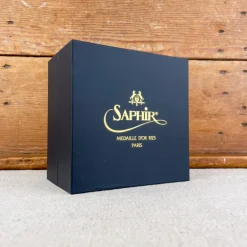 Coffret Noir entretien du cuir Saphir Médaille d'Or