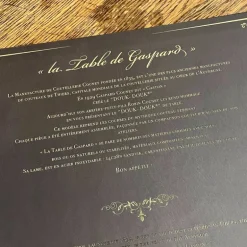 Coffret prestige de 6 couteaux Douk-Douk de table manche bois