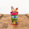 Coq mécanique en tôle