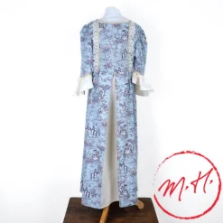 Costume de marquise en jouy bleu