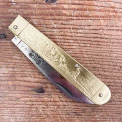 Couteau Coursolle laiton carbone Laboureur