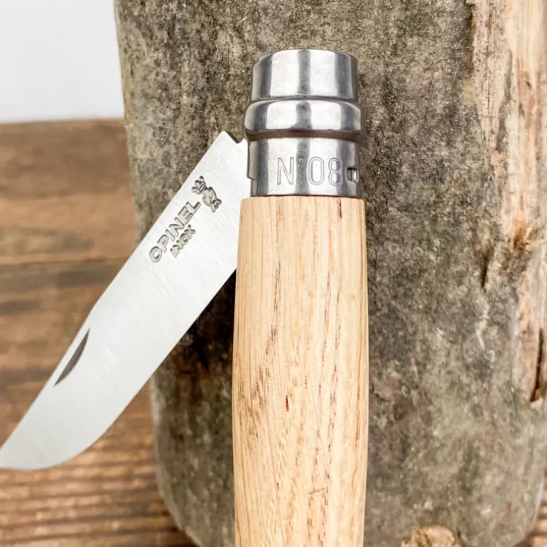 Couteau de poche Opinel n°8 chêne