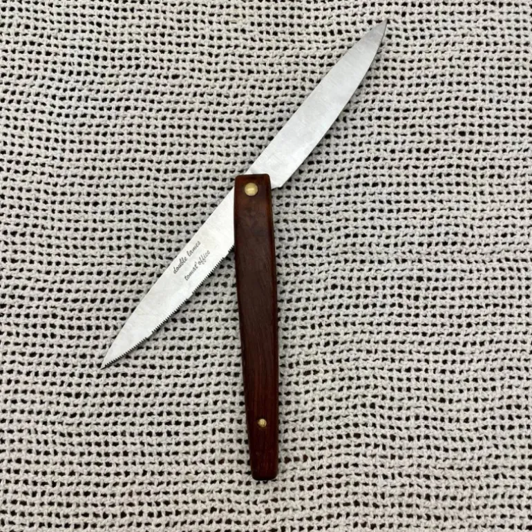 Couteau double lames pivotantes