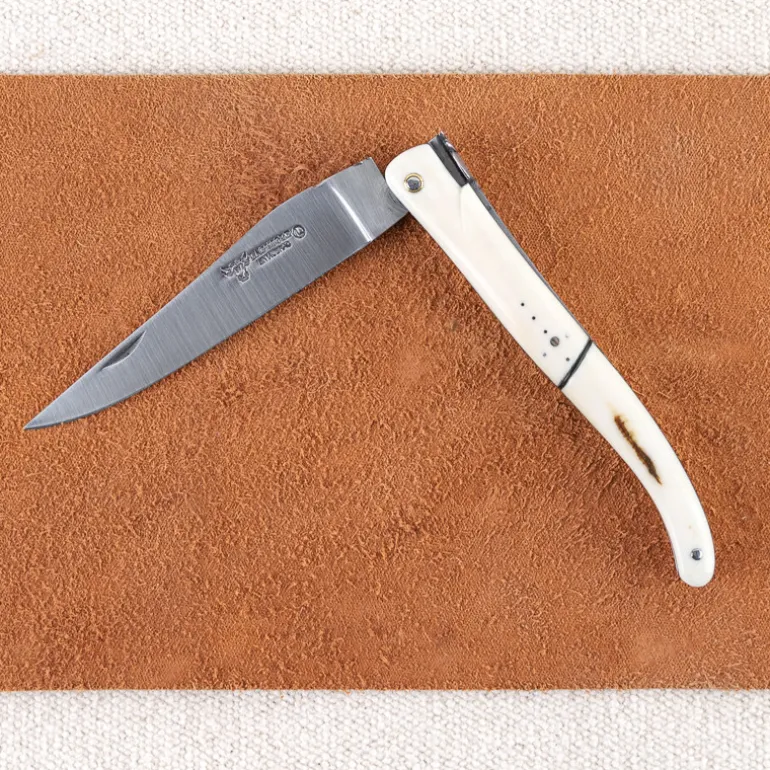 Couteau Laguiole ivoire de mammouth