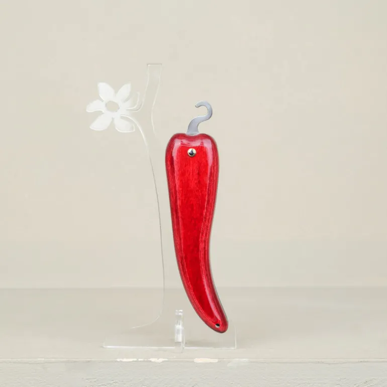 Couteau pliant Piment rouge