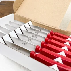 Couteaux chien rouge (x6)