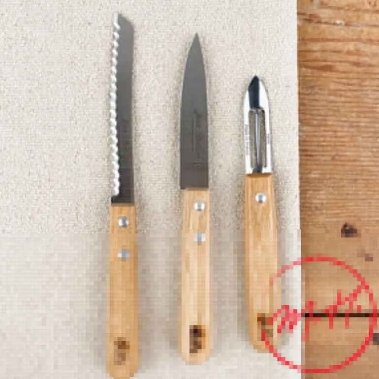 3 couteaux de cuisine