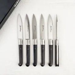 6 couteaux de table Sauveterre ébène