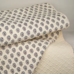Couverture provençale aubépine 170 x 170 cm