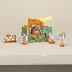 Crèche de Noël miniature à assembler