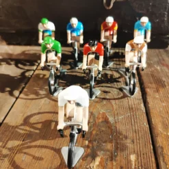 Cycliste peint