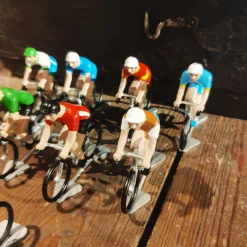Cycliste peint