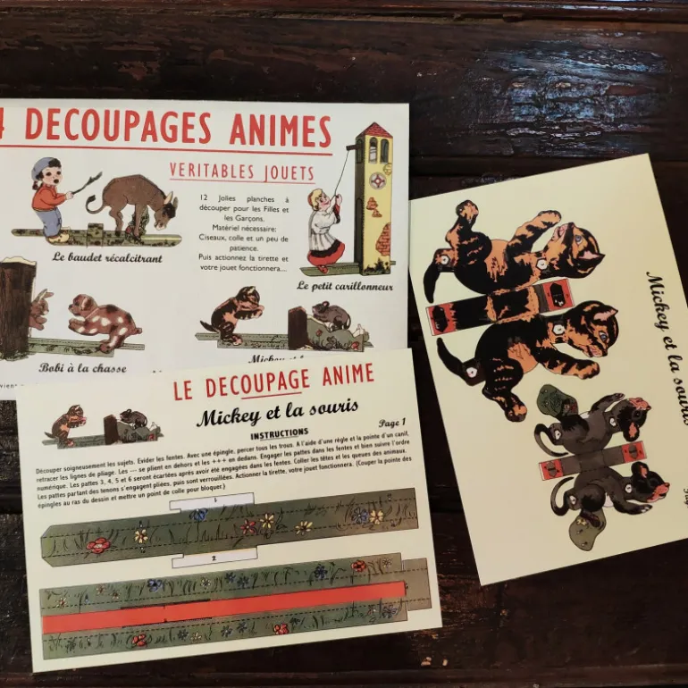 4 découpages animés