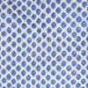 Dessus de lit piqué pâquerette bleue