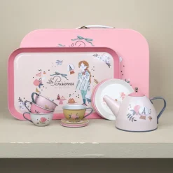 Dinette à thé dans sa valise
