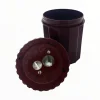 Double taille-crayon bordeaux