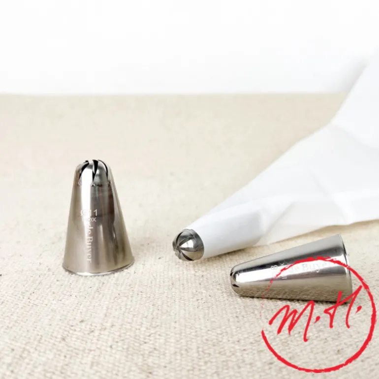 Douille à rose inox pour poche patissière