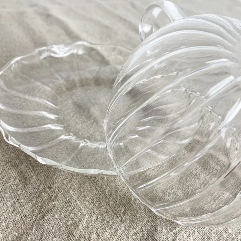 Duo de tasses à thé en verre