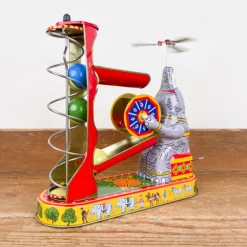 Eléphant jongleur mécanique