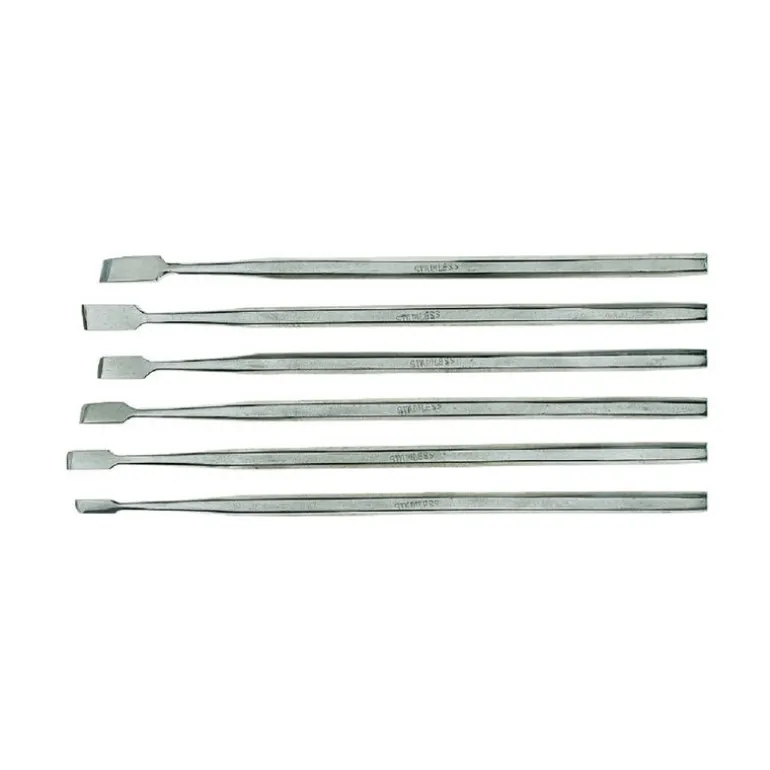 Ensemble de 6 mini-burins en inox