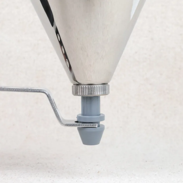 Entonnoir à piston avec pied De Buyer