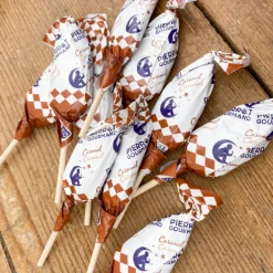 Etui de 10 sucettes Pierrot Gourmand au Caramel