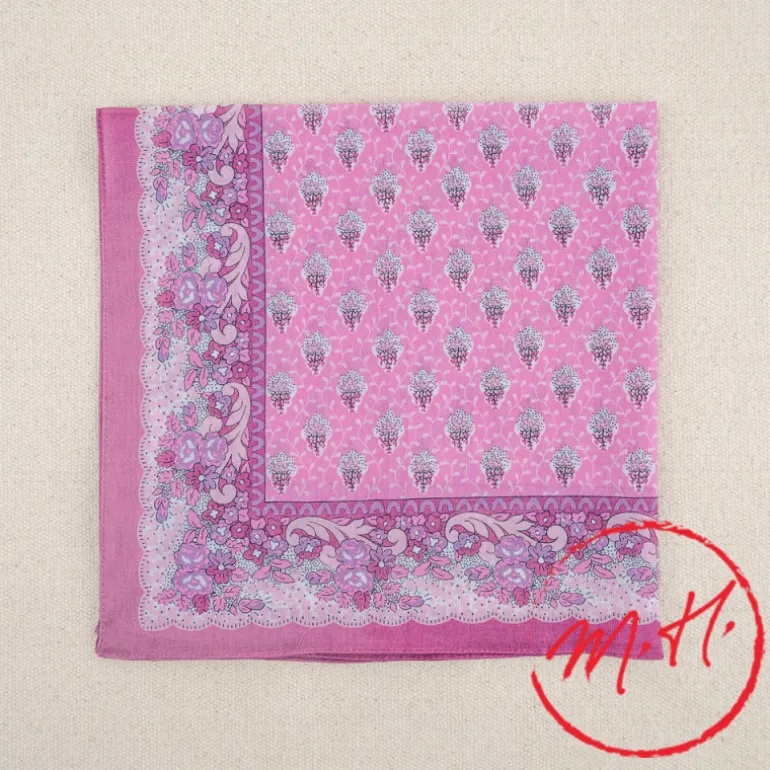 Foulard provençal rose Souleiado