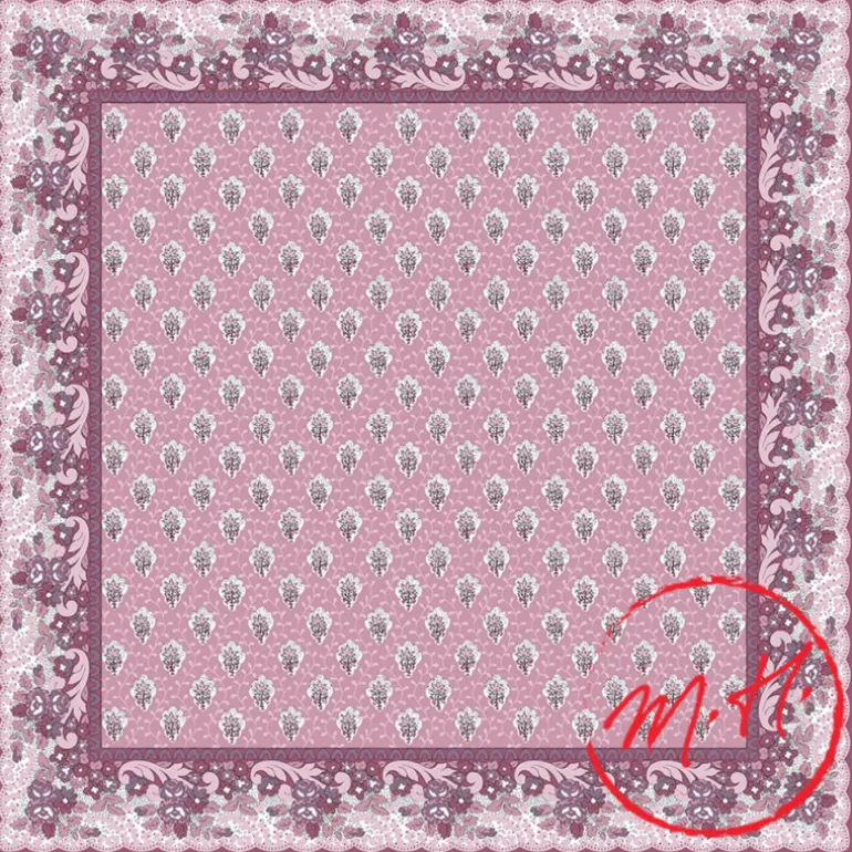 Foulard provençal rose Souleiado