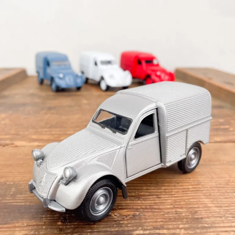Fourgonnette 2CV type AZU, miniature en métal