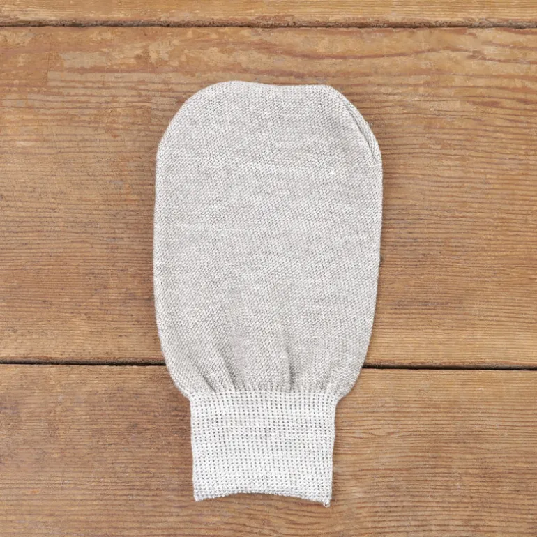 Gant de hammam lin en coton bio