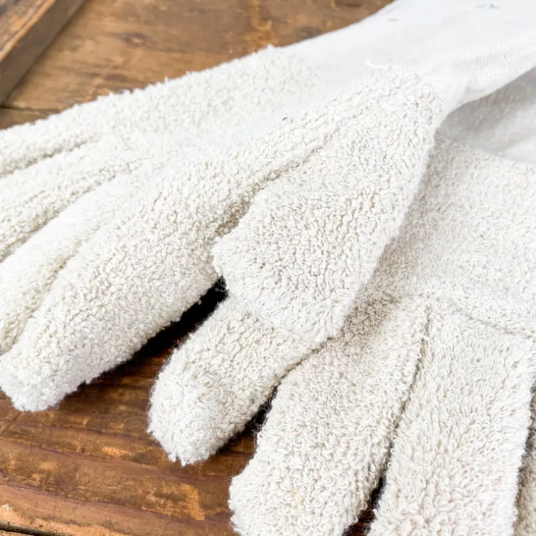 Gants de cuisine en coton éponge