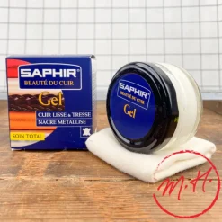 Gel pour cuirs lisses et tressés Saphir