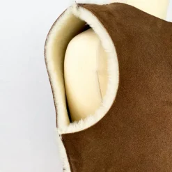 Gilet de berger en peau d'agneau